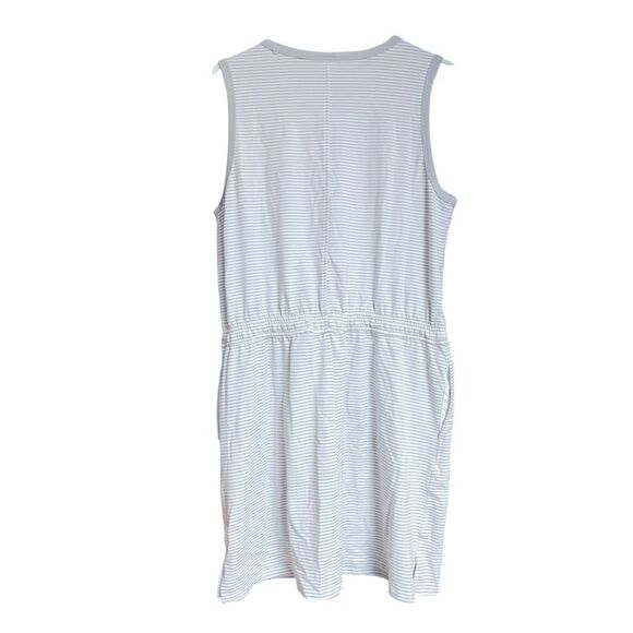 Member’s Mark Gray Striped Tank Dress Size Large NWOT 7 0476 - Picture 9 of 11
